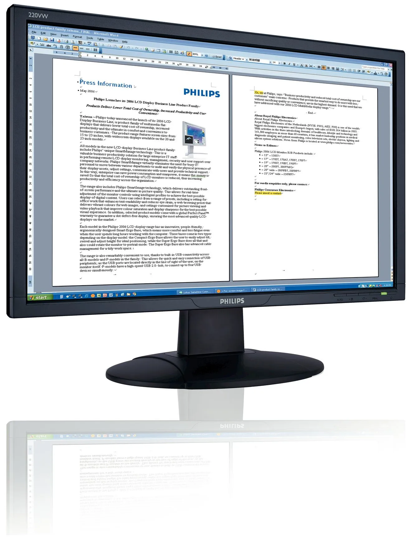 Philips LCD widescreen monitor 220VW8FB/00 https://www.monitor-information.de/wp-content/uploads/image_cache/F06C389F99EF11EE8E1900163E51D9F2/841539faeed789c14109f2f61fdd145a.webp
